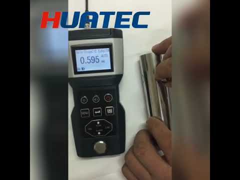 HUATEC TG3250 Ultrasonic Thickness Gauge Testing Pipe Wall Thickness mp4