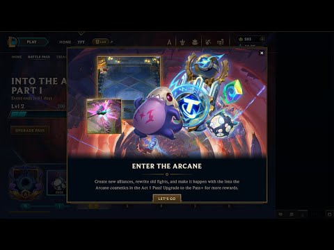 BATTLE PASS INTO THE ARCANE: PART 1+ (CLIENT) | TFT SET 13