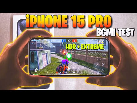 iPhone 15 Pro HDR+EXTREME Bgmi Test 🔥