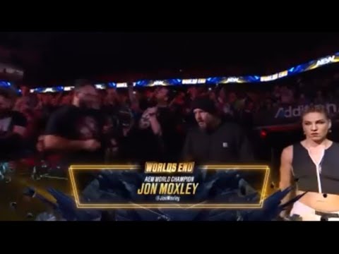 JON MOXLEY ENTRANCE WORLDS END 28/12/24