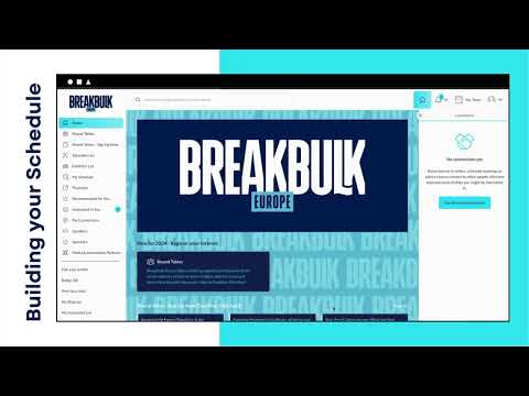 Breakbulk Europe Exhibitor Video Tutorial - Show App