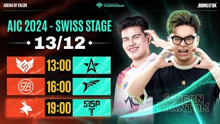 🔴 TRỰC TIẾP: EARENA vs SAIGON PHANTOM | SWISS STAGE - AIC 2024 | NGÀY 13/12