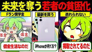 【実話】未来を奪う若者の貧困化、その背後にあるものとは？【ゆっくり解説ずんだもん】