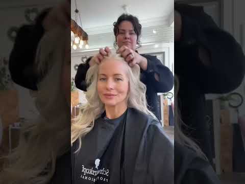 When I turned 50 I asked my Stylist to blend my Grey Hair. #schwarzkopf #greyhair #over50 #hair