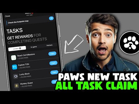 Paws Airdrop New Task Today |Paws Explore Quest Solved |Paws Mystery Quest Today |Paws Mystery Quest