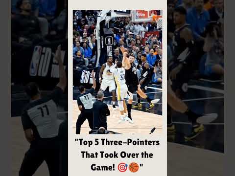 "Top 5 Three-Pointers That Took Over the Game! 🎯🏀" #basketball