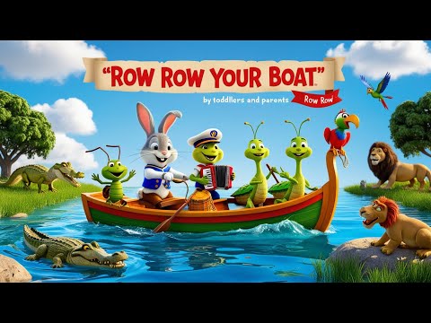 Row Row Row Your Boat (Animal Version)@TwinkleTwinkle_Education  Nursery Rhymes#rowrowrowyourboat