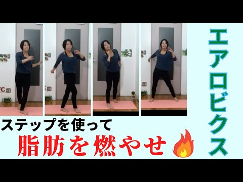 【エアロビクス】脂肪燃焼🔥 エアロビクスレッスン！！