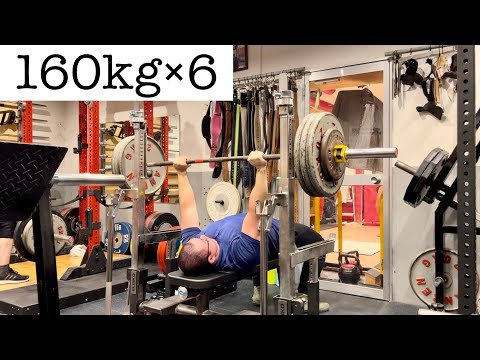 ベンチプレス 160kg×6