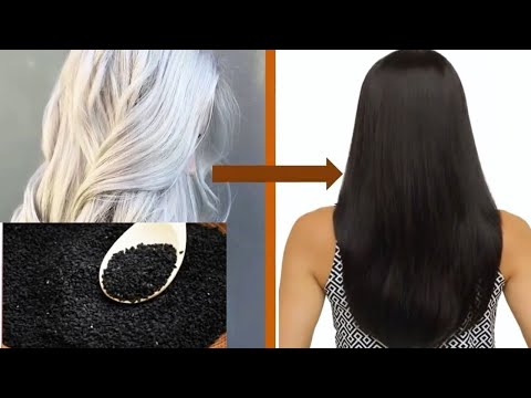 How to Turn Grey Hair To Get Black Hair In 7 Days, Magical Remedy For Grey Hair