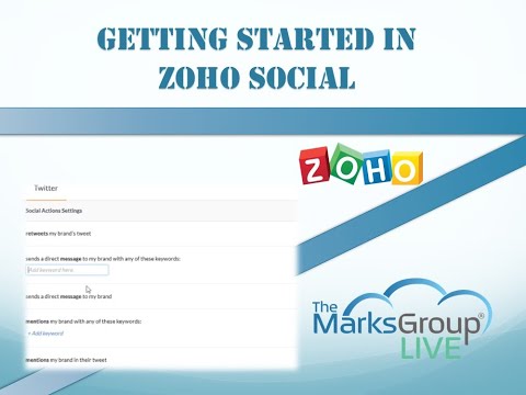 Getting Started with Zoho Social