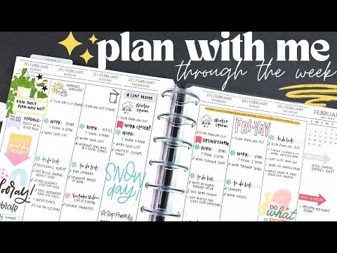 🖊️ PLAN WITH ME | writing in my weekly layout