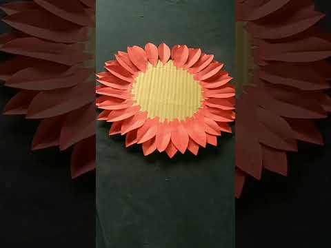 easy and beautiful Wall hanging making with paper #handmade #papercraft #wallhanging #youtubeshorts