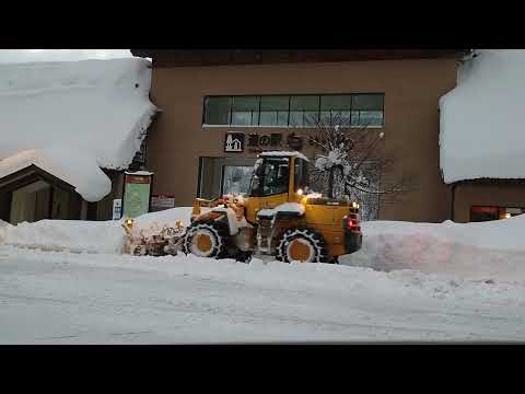 冬の風物詩　除雪