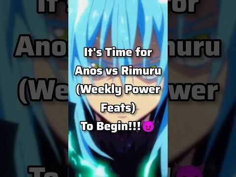 Rimuru vs Anos will happen  this Spring 2024 Season #anime#rimuru#anos#slimeisekai#vs#shortsfeed