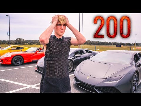 GOING 200 MPH IN A LAMBORGHINI!!