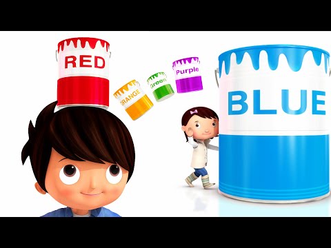 Discovering Primary Colors: Red, Blue, and Yellow | Fun Baby Songs | Classic Baby Songs