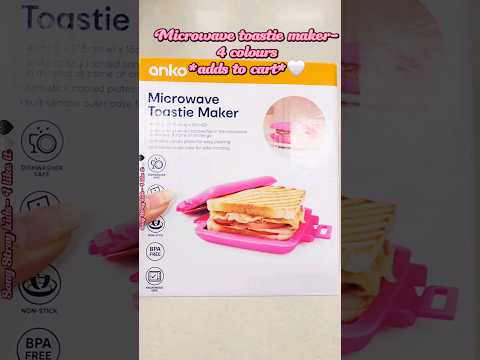 New Kmart finds! microwave toastie?! #food #kmarts #cute #toastie