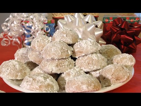 How To Make Snowball Cookies-Tea Cakes-Baking Holiday Food Recipes