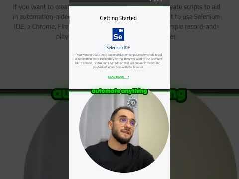 GUI Automation Tool - Selenium IDE #selenium #automation #testing #seleniumide