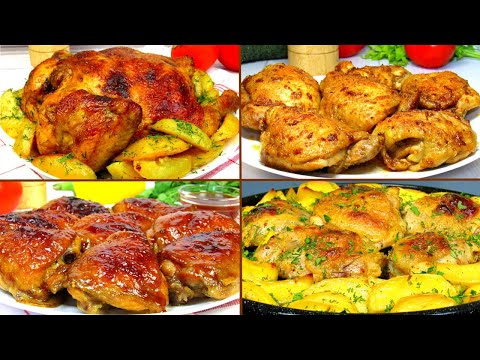 Immediately 4 RECIPES Chicken In the Oven for the New Year 2023 and Christmas. Hot dishes