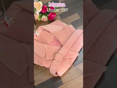 Myntra long coat #shorts #youtubeshortsvideo #trendingshorts #myntrahaul #myntrawinterwear