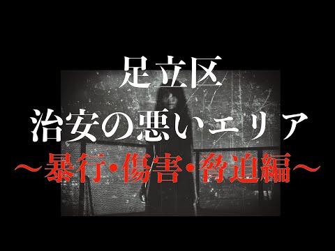 【暴行・傷害・脅迫編】足立区の治安をまとめてみた