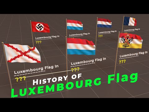 Evolution of Luxembourg flag | History of Luxembourg | Flags of the world |