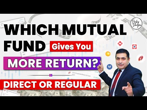 Regular vs Direct: Which Mutual Fund gives you more Return?| High Return Mutual Fund |Finance Basics