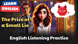 English Listening Practice - Improve Your Vocabulary - The Price of a Small Lie