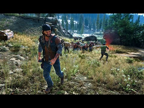 Days Gone - Luring A Horde To Marauder Camp..