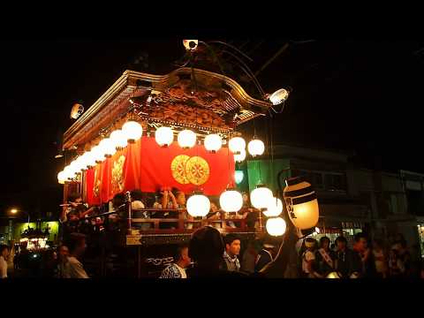 二俣まつり　諏訪神社祭典2018　㡌山連