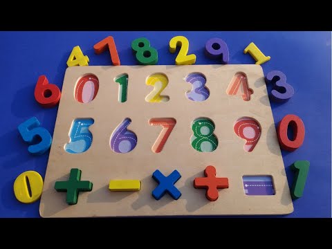 Best Learn Numbers Puzzle, 1234, 1-10 Numbers Activity, counting numbers, Preschool Learning Video