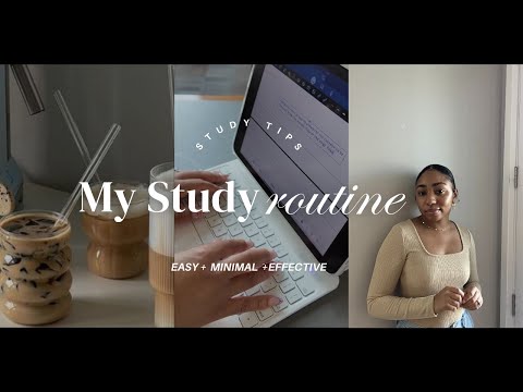 My Updated Study Routine Minimal, Easy, & Effective | Study Tips