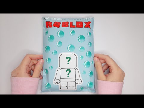 Paper DIY | Roblox Blind Bag Unboxing, ASMR, Sanrio Outfit Blind bag