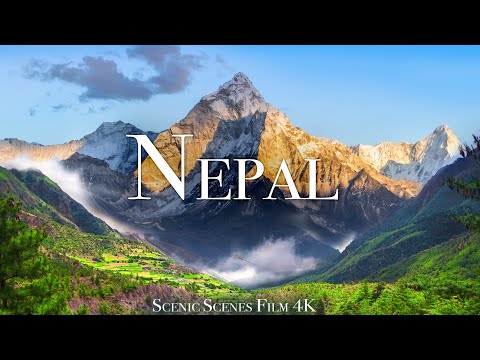 Nepal In 4K - Country Of The Highest Mountain In The World | Scenic Relaxation Film