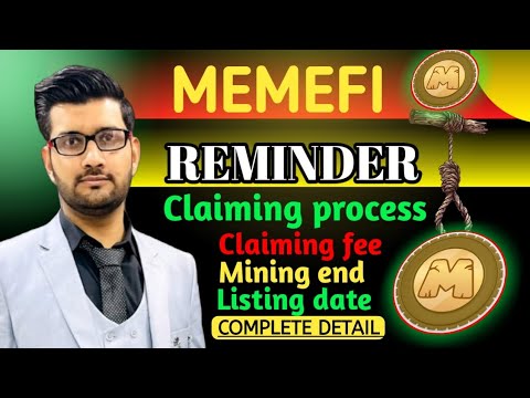 Memefi complete detail video || Must watch before 4 October