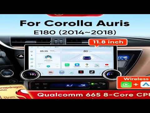 Ainavi Car Radio For Toyota Auris 2014-2018 Corolla Hybrid Multimedia Player Wireless Carp