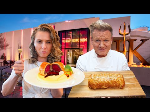 Trying Gordon Ramsay’s Legendary Beef Wellington at Hell’s Kitchen Las Vegas