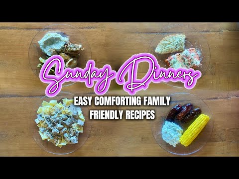 Sunday Dinners for the Family | Comforting Family Dinners  | What's for Dinner | MEL COOP