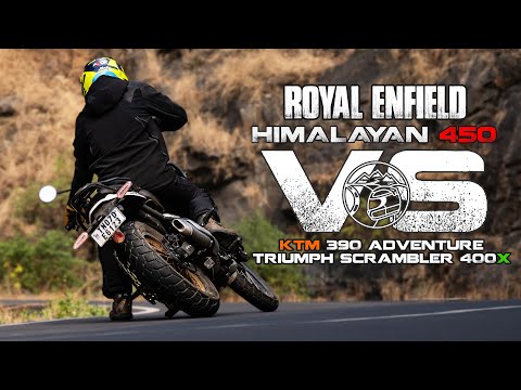 Royal Enfield Himalayan 450 |  KTM 390 Adventure | Triumph Scrambler 400X Compared | Sagar Sheldekar