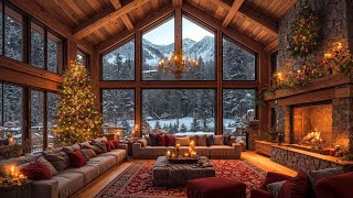 Cozy Christmas Jazz Instrumental Music for Relax, Unwind 🎄 Warm Christmas Ambience & Fireplace Sound