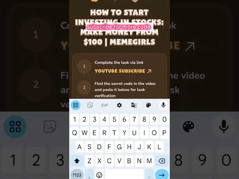 How to start investing in stock make money from 100$||meme girl #memefivideocode #memcoin #memefi