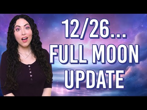 3 Full Moon Angel Messages! December 26, 2023 🌕