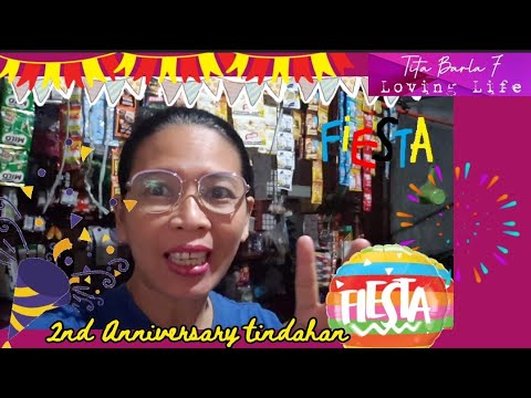 215 Barangay Fiesta and 2nd anniversary Tindahan #titabarla #sarisaristoretour #retailstore