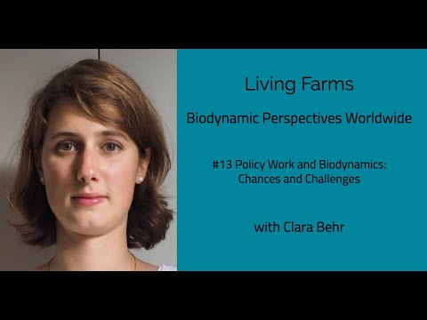 #13 Policy Work and Biodynamics - Chances and Challenges