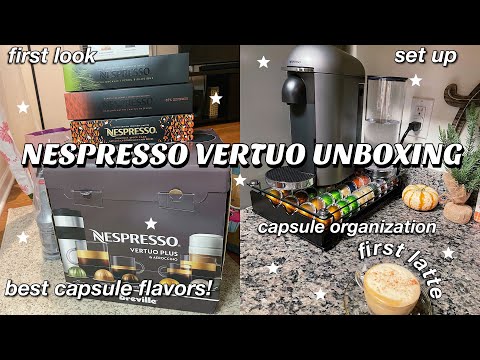 NESPRESSO VERTUO PLUS UNBOXING AND SET UP 2021 | Simone Cristina