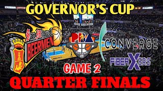 SAN MIGUEL vs CONVERGE FULL GAME 2 HIGHLIGHTS QUARTER FINALS PBA GOVERNOR'S CUP 2024