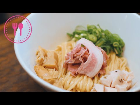 How to make soupless noodles with truffle flavor [Japanese Ramen(Maze-Soba)]