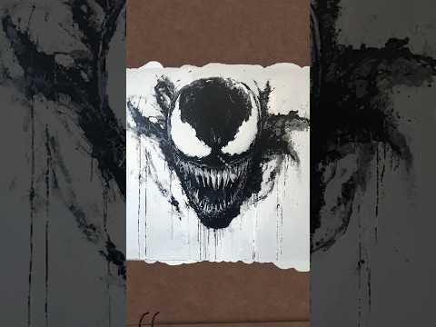 How to draw a Venom in Roblox Spray Paint - Time-Lapse #roblox #art #drawing #painting